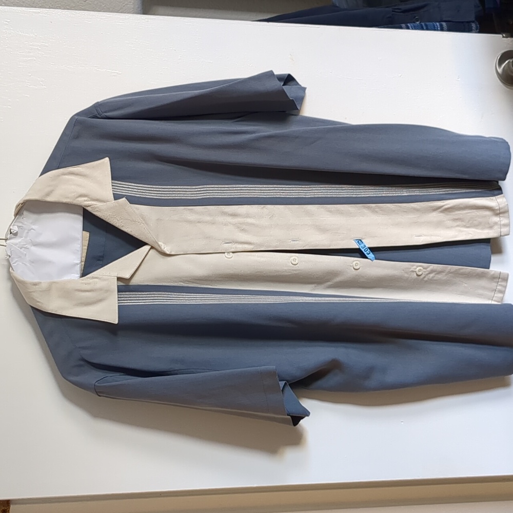 Vintage silk men's bowling shirt